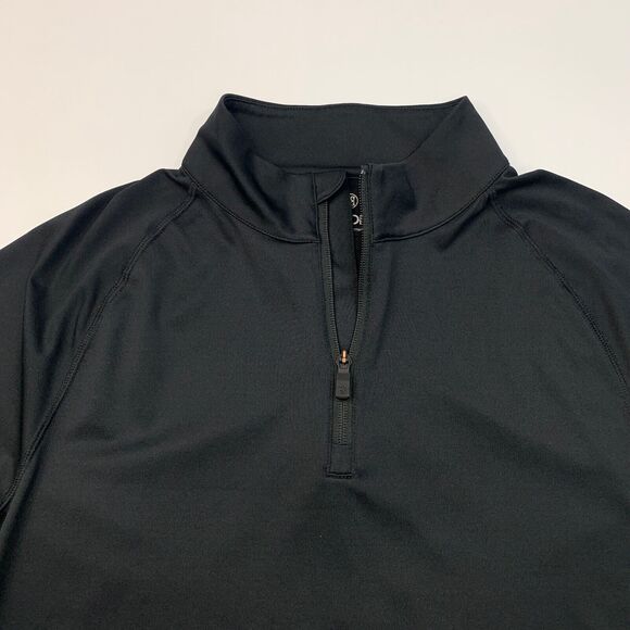 G/Fore Sweatshirt Mens Medium Black Killer Skull Tees Quarter Zip Pullover *Rare - Picture 3 of 9
